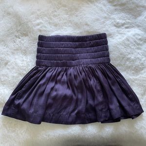 Aritzia Satin Mini Skirt